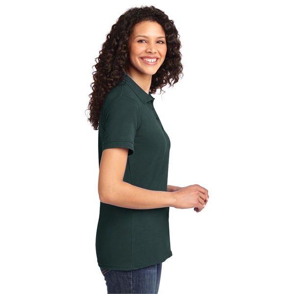 Port & Company Women's Core Blend Pique Polo. - Port & Company Women's Core Blend Pique Polo. - Image 15 of 74