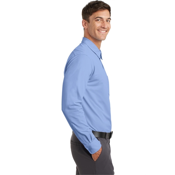 Port Authority Dimension Knit Dress Shirt. - Port Authority Dimension Knit Dress Shirt. - Image 15 of 25