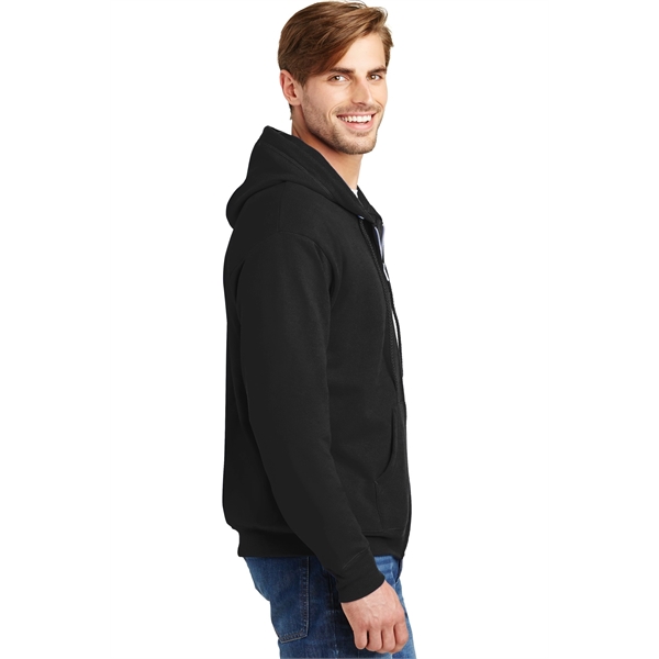 Hanes - EcoSmart Full-Zip Hooded Sweatshirt. - Hanes - EcoSmart Full-Zip Hooded Sweatshirt. - Image 5 of 91