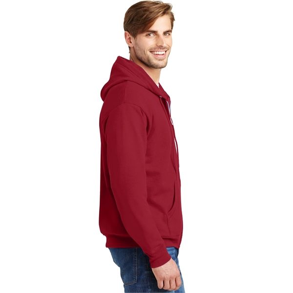 Hanes - EcoSmart Full-Zip Hooded Sweatshirt. - Hanes - EcoSmart Full-Zip Hooded Sweatshirt. - Image 11 of 91