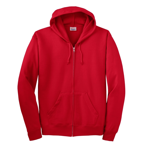 Hanes - EcoSmart Full-Zip Hooded Sweatshirt. - Hanes - EcoSmart Full-Zip Hooded Sweatshirt. - Image 13 of 91