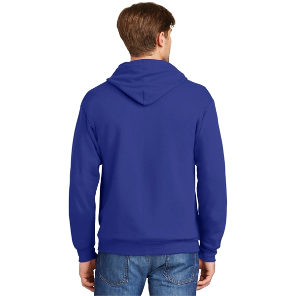 Hanes - EcoSmart Full-Zip Hooded Sweatshirt. - Hanes - EcoSmart Full-Zip Hooded Sweatshirt. - Image 16 of 91