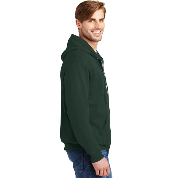 Hanes - EcoSmart Full-Zip Hooded Sweatshirt. - Hanes - EcoSmart Full-Zip Hooded Sweatshirt. - Image 22 of 91