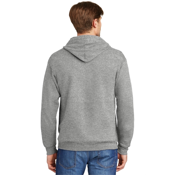 Hanes - EcoSmart Full-Zip Hooded Sweatshirt. - Hanes - EcoSmart Full-Zip Hooded Sweatshirt. - Image 25 of 91