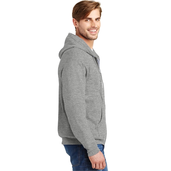 Hanes - EcoSmart Full-Zip Hooded Sweatshirt. - Hanes - EcoSmart Full-Zip Hooded Sweatshirt. - Image 26 of 91