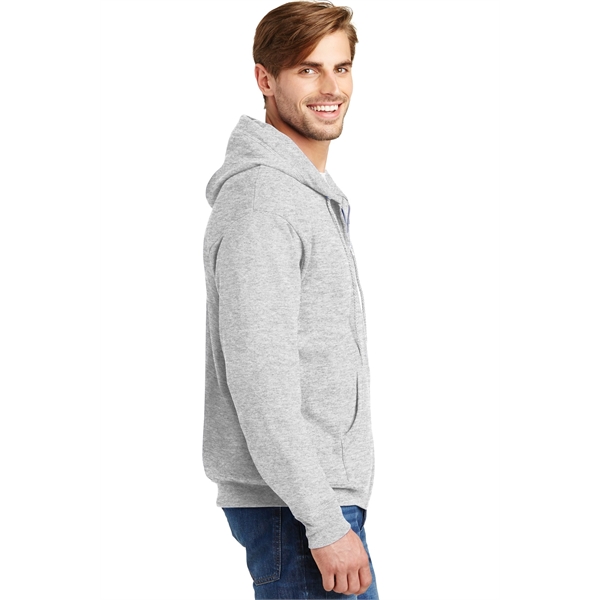 Hanes - EcoSmart Full-Zip Hooded Sweatshirt. - Hanes - EcoSmart Full-Zip Hooded Sweatshirt. - Image 30 of 91