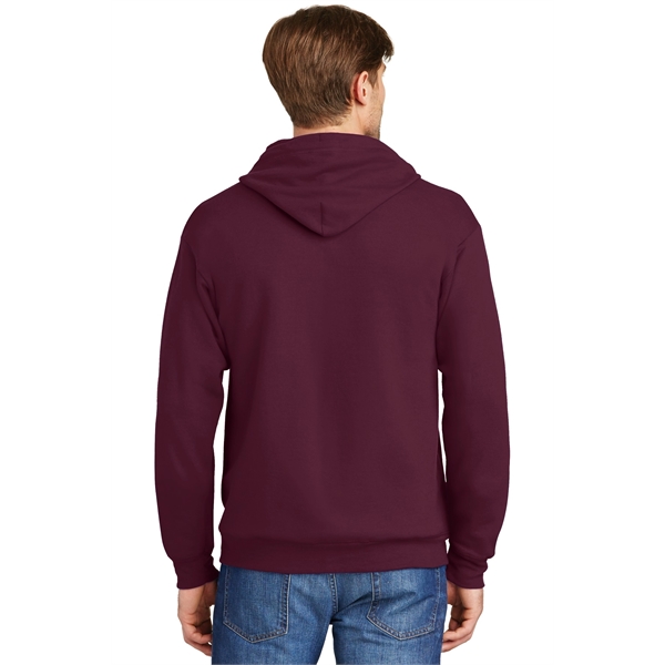 Hanes - EcoSmart Full-Zip Hooded Sweatshirt. - Hanes - EcoSmart Full-Zip Hooded Sweatshirt. - Image 35 of 91