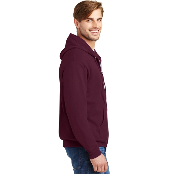 Hanes - EcoSmart Full-Zip Hooded Sweatshirt. - Hanes - EcoSmart Full-Zip Hooded Sweatshirt. - Image 36 of 91