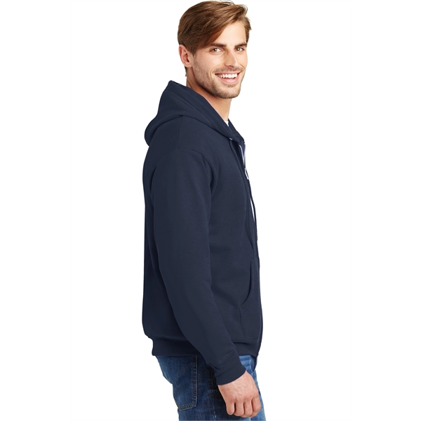 Hanes - EcoSmart Full-Zip Hooded Sweatshirt. - Hanes - EcoSmart Full-Zip Hooded Sweatshirt. - Image 40 of 91