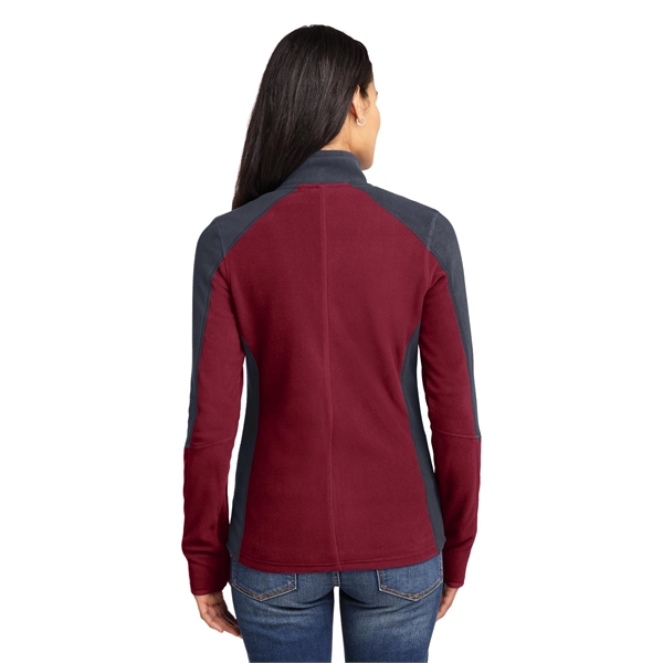 Port Authority Women's Colorblock Microfleece Jacket. - Port Authority Women's Colorblock Microfleece Jacket. - Image 10 of 27