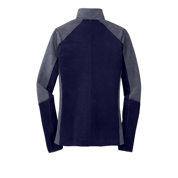 Port Authority Women's Colorblock Microfleece Jacket. - Port Authority Women's Colorblock Microfleece Jacket. - Image 20 of 27