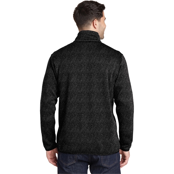 Port Authority Sweater Fleece Jacket. - Port Authority Sweater Fleece Jacket. - Image 2 of 30