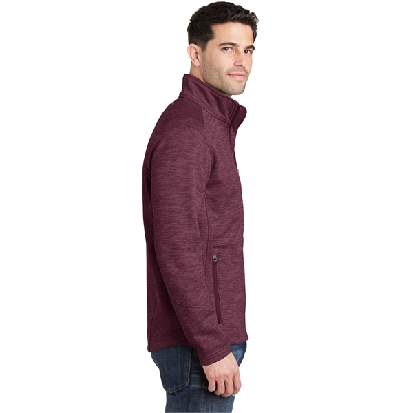 Port Authority Digi Stripe Fleece Jacket. - Port Authority Digi Stripe Fleece Jacket. - Image 11 of 21