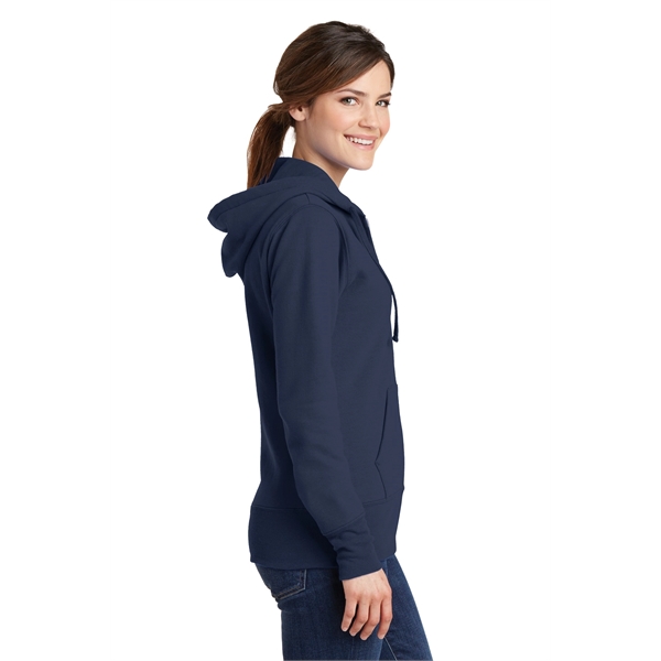 Port & Company Women's Core Fleece Full-Zip Hooded Sweats... - Port & Company Women's Core Fleece Full-Zip Hooded Sweats... - Image 15 of 77