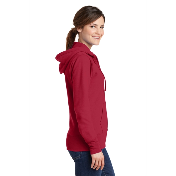 Port & Company Women's Core Fleece Full-Zip Hooded Sweats... - Port & Company Women's Core Fleece Full-Zip Hooded Sweats... - Image 33 of 77