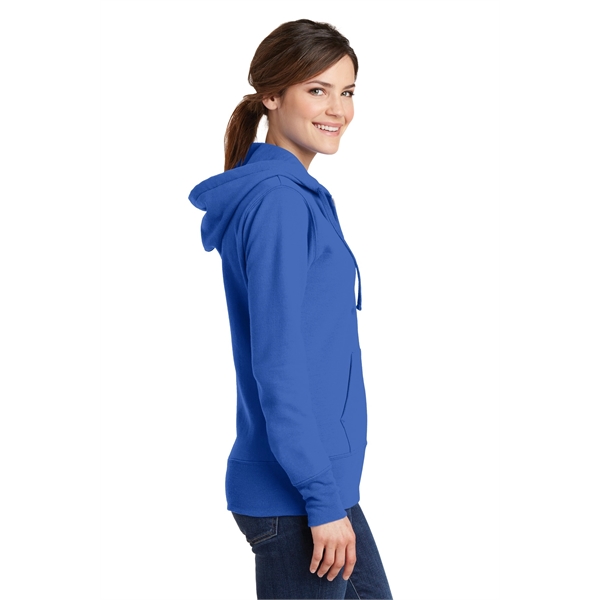 Port & Company Women's Core Fleece Full-Zip Hooded Sweats... - Port & Company Women's Core Fleece Full-Zip Hooded Sweats... - Image 37 of 77