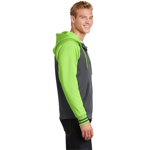 Sport-Tek Sport-Wick Varsity Fleece Full-Zip Hooded Jacket. - Sport-Tek Sport-Wick Varsity Fleece Full-Zip Hooded Jacket. - Image 19 of 24