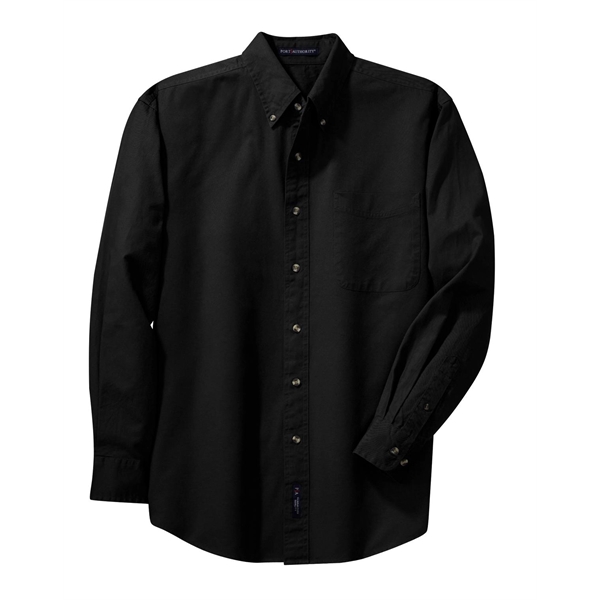 Port Authority Tall Long Sleeve Twill Shirt. - Port Authority Tall Long Sleeve Twill Shirt. - Image 3 of 39