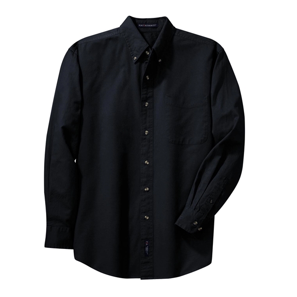 Port Authority Tall Long Sleeve Twill Shirt. - Port Authority Tall Long Sleeve Twill Shirt. - Image 10 of 39