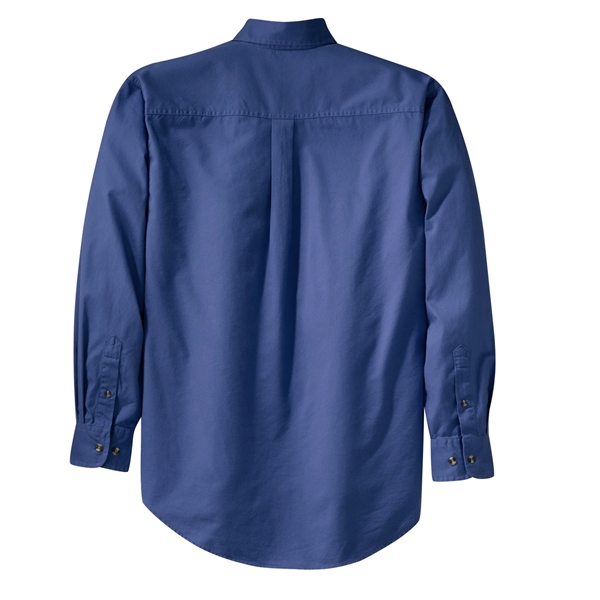 Port Authority Tall Long Sleeve Twill Shirt. - Port Authority Tall Long Sleeve Twill Shirt. - Image 14 of 39