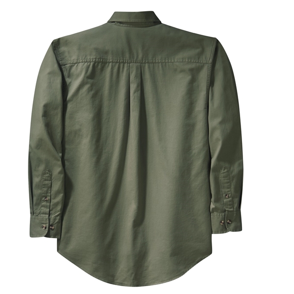 Port Authority Tall Long Sleeve Twill Shirt. - Port Authority Tall Long Sleeve Twill Shirt. - Image 17 of 39