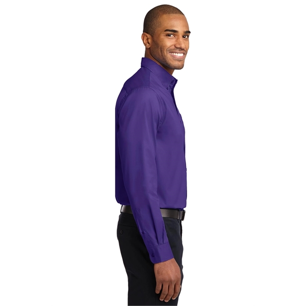 Port Authority Tall Long Sleeve Easy Care Shirt. - Port Authority Tall Long Sleeve Easy Care Shirt. - Image 79 of 130