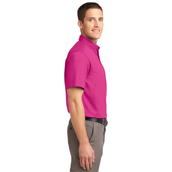 Port Authority Tall Short Sleeve Easy Care Shirt. - Port Authority Tall Short Sleeve Easy Care Shirt. - Image 63 of 149