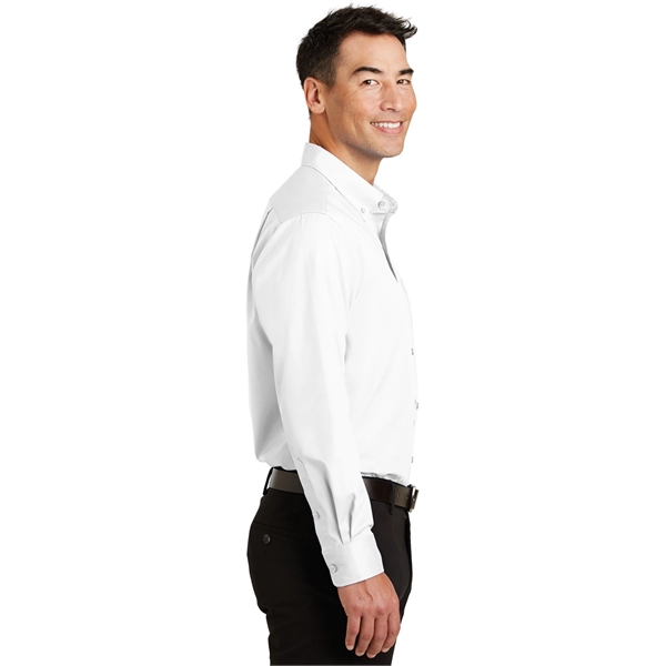 Port Authority Tall SuperPro Twill Shirt. - Port Authority Tall SuperPro Twill Shirt. - Image 13 of 20