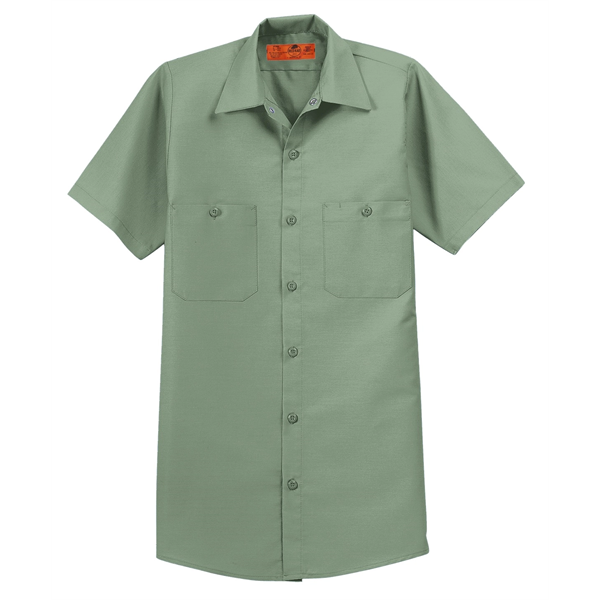 Red Kap Short Sleeve Industrial Work Shirt. - Red Kap Short Sleeve Industrial Work Shirt. - Image 27 of 57