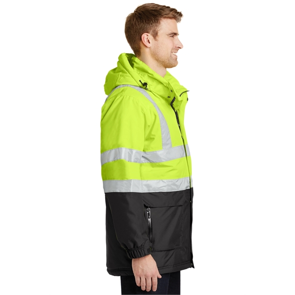 Port Authority ANSI 107 Class 3 Safety Heavyweight Parka. - Port Authority ANSI 107 Class 3 Safety Heavyweight Parka. - Image 2 of 4