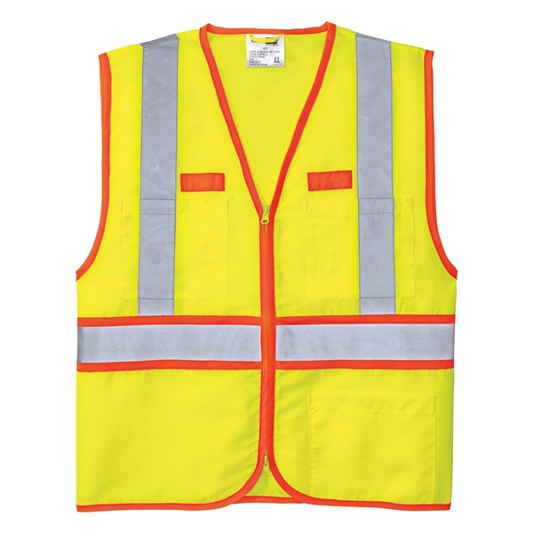 CornerStone - ANSI 107 Class 2 Dual-Color Safety Vest. - CornerStone - ANSI 107 Class 2 Dual-Color Safety Vest. - Image 7 of 10