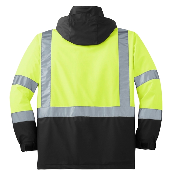 CornerStone - ANSI 107 Class 3 Safety Windbreaker. - CornerStone - ANSI 107 Class 3 Safety Windbreaker. - Image 3 of 4