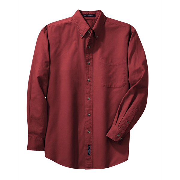 Port Authority Long Sleeve Twill Shirt. - Port Authority Long Sleeve Twill Shirt. - Image 14 of 38