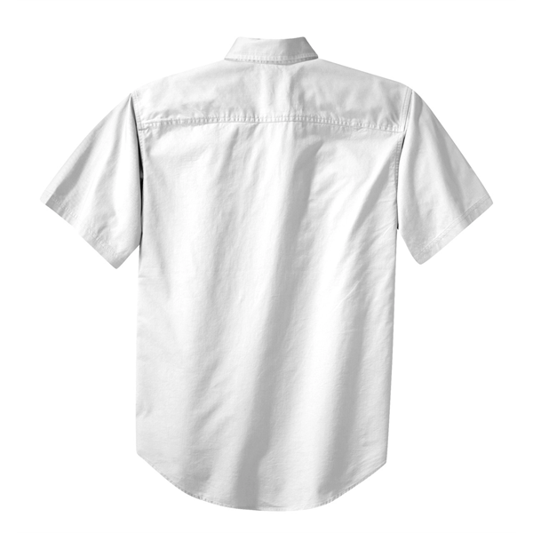 Port Authority Short Sleeve Twill Shirt. - Port Authority Short Sleeve Twill Shirt. - Image 3 of 28