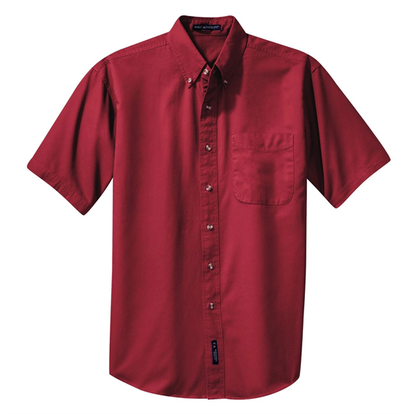 Port Authority Short Sleeve Twill Shirt. - Port Authority Short Sleeve Twill Shirt. - Image 6 of 28