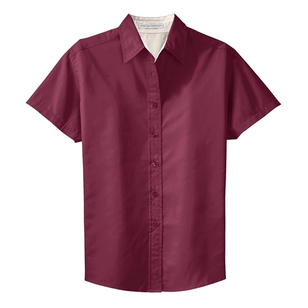 Port Authority Women's Short Sleeve Easy Care Shirt. - Port Authority Women's Short Sleeve Easy Care Shirt. - Image 21 of 150