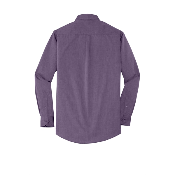 Port Authority Crosshatch Easy Care Shirt. - Port Authority Crosshatch Easy Care Shirt. - Image 17 of 40