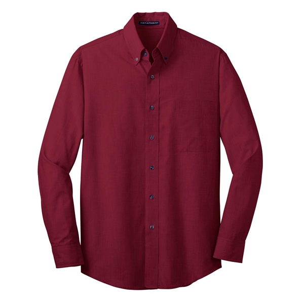 Port Authority Crosshatch Easy Care Shirt. - Port Authority Crosshatch Easy Care Shirt. - Image 29 of 40