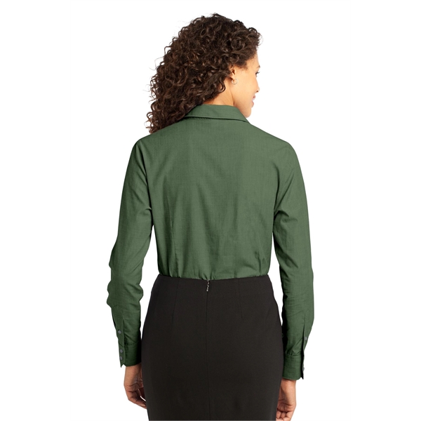 Port Authority Women's Crosshatch Easy Care Shirt. - Port Authority Women's Crosshatch Easy Care Shirt. - Image 5 of 40