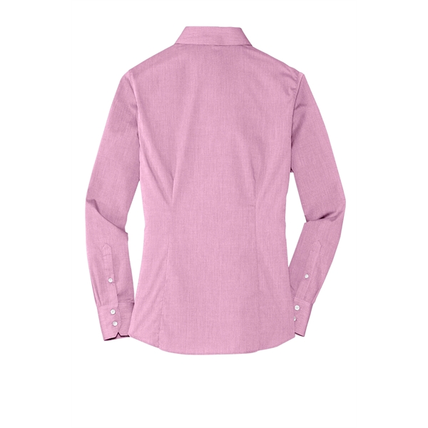 Port Authority Women's Crosshatch Easy Care Shirt. - Port Authority Women's Crosshatch Easy Care Shirt. - Image 24 of 40