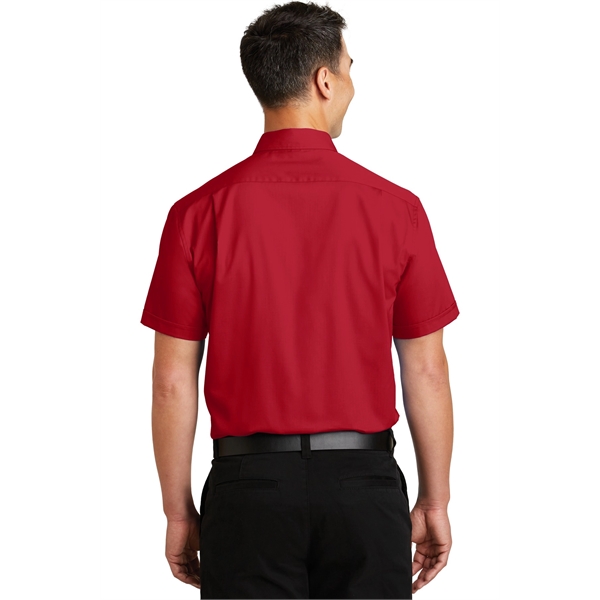 Port Authority Short Sleeve SuperPro Twill Shirt. - Port Authority Short Sleeve SuperPro Twill Shirt. - Image 17 of 40