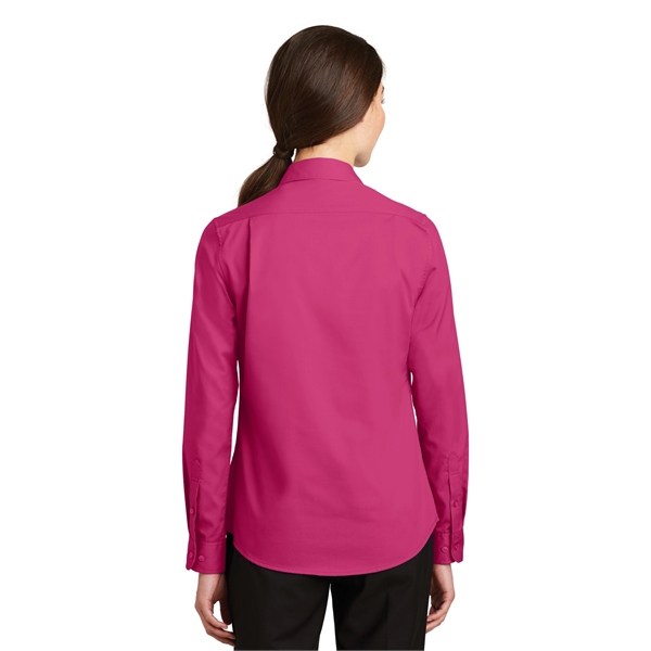 Port Authority Women's SuperPro Twill Shirt. - Port Authority Women's SuperPro Twill Shirt. - Image 18 of 45