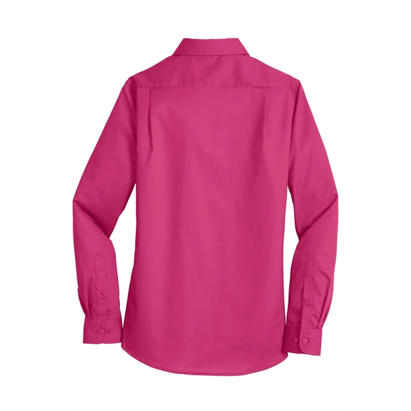 Port Authority Women's SuperPro Twill Shirt. - Port Authority Women's SuperPro Twill Shirt. - Image 21 of 45