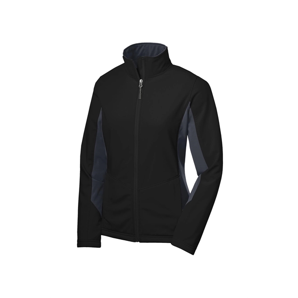 Port Authority Women's Core Colorblock Soft Shell Jacket. - Port Authority Women's Core Colorblock Soft Shell Jacket. - Image 0 of 28