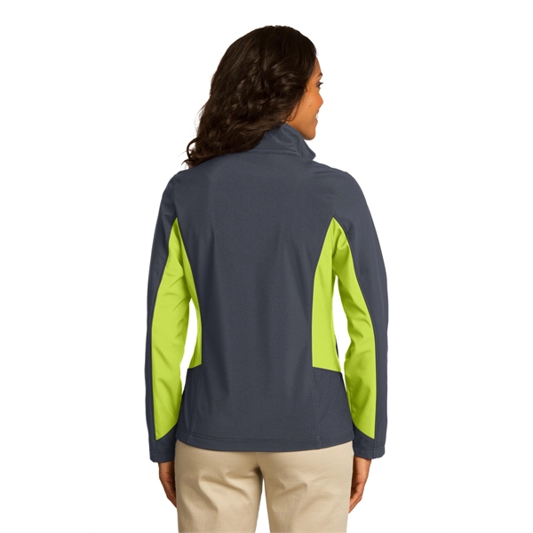 Port Authority Women's Core Colorblock Soft Shell Jacket. - Port Authority Women's Core Colorblock Soft Shell Jacket. - Image 6 of 28