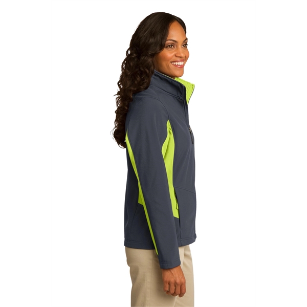 Port Authority Women's Core Colorblock Soft Shell Jacket. - Port Authority Women's Core Colorblock Soft Shell Jacket. - Image 7 of 28