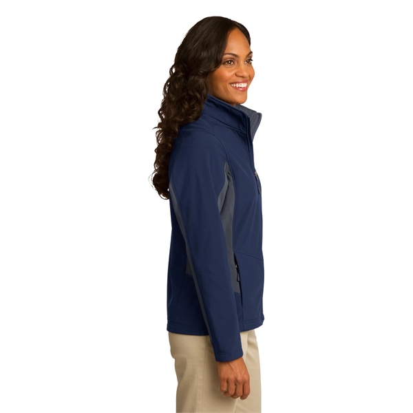 Port Authority Women's Core Colorblock Soft Shell Jacket. - Port Authority Women's Core Colorblock Soft Shell Jacket. - Image 11 of 28