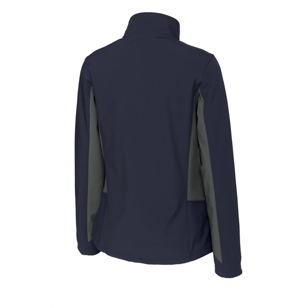 Port Authority Women's Core Colorblock Soft Shell Jacket. - Port Authority Women's Core Colorblock Soft Shell Jacket. - Image 13 of 28