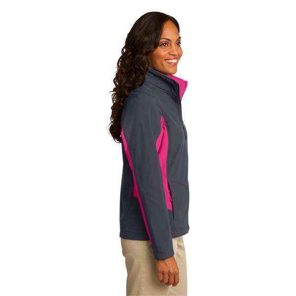 Port Authority Women's Core Colorblock Soft Shell Jacket. - Port Authority Women's Core Colorblock Soft Shell Jacket. - Image 20 of 28