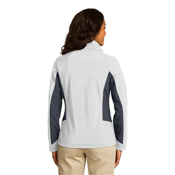 Port Authority Women's Core Colorblock Soft Shell Jacket. - Port Authority Women's Core Colorblock Soft Shell Jacket. - Image 23 of 28